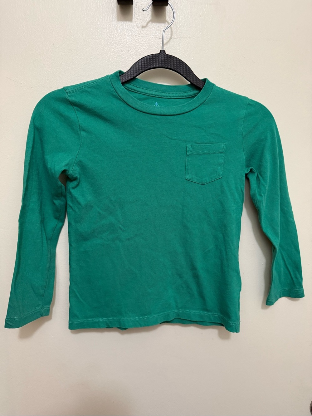 J Crew Crewcuts  Green Long Sleeve Pocket Tee